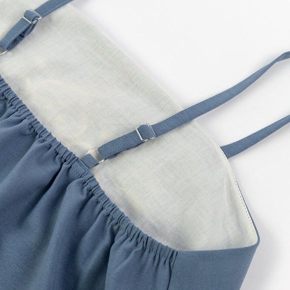 Blue Moon Embroidered Floral Camisole | Hanfu Dress Cami Top - Picture 5 of 6